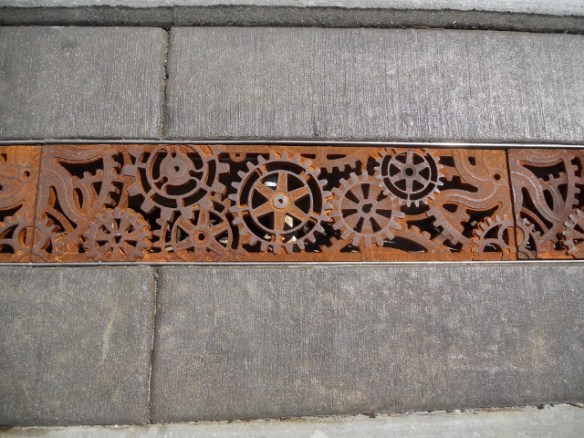 Artistic grate, architectural decoration,Spokane